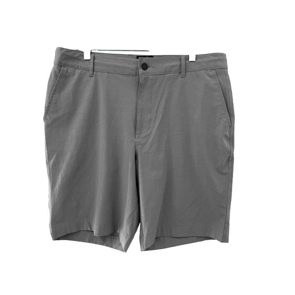 Faherty Men's Drawstring Gray Bermuda Shorts Size 34 Comfort Casual